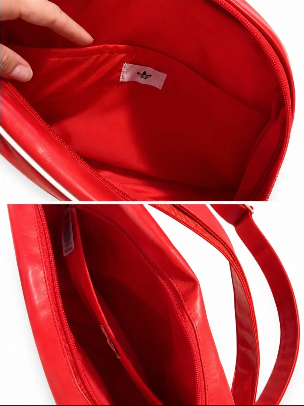 Adidas Originals Red Retro Messenger Bag NWT Crossbody Trefoil